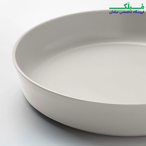 بشقاب سرامیکی لبه دار ایکیا مدل DINERA