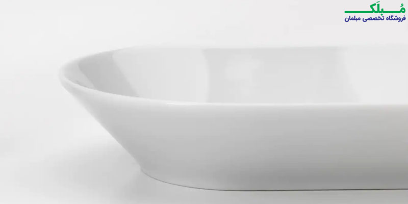 جنس محکم دیس چینی متوسط ایکیا مدل +IKEA 365 رنگ سفید