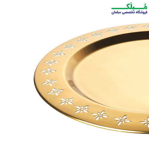 جنس منحصربفرد سینی طلایی گرد ایکیا مدل HEMMAFEST