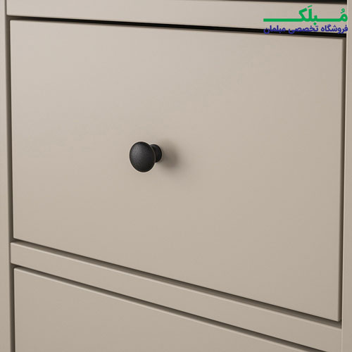 دستگیره دراور 9 کشو ایکیا مدل BRYGGJA رنگ بژ