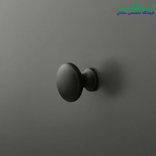 دستگیره فلزی دراور 9 کشو ایکیا مدل BRYGGJA رنگ خاکستری تیره
