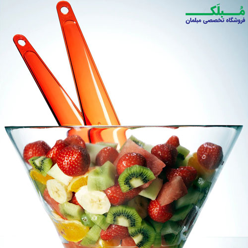 سرو انواع سالاد و دسر کاسه شیشه ای گود ایکیا مدل TRYGG سایز 28 سانتیمتر