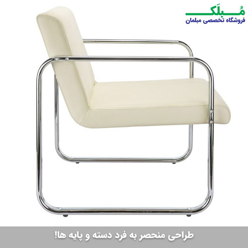 عکس از زاویه کنار مبل FB722N1 برای دیدن شکل خاص پایه ها