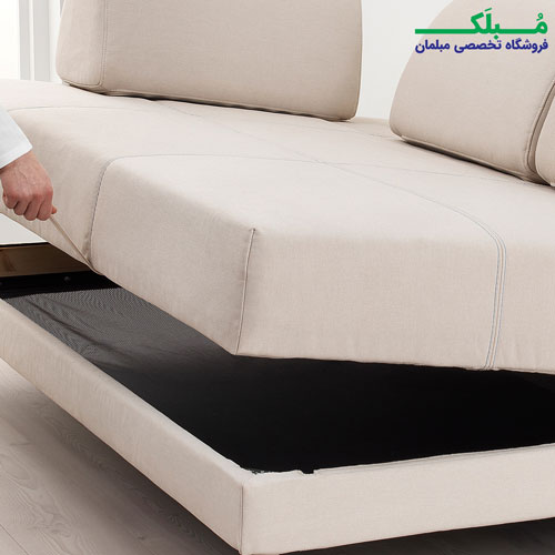 فریم چوبی مبل تختخوابشو دو نفره ایکیا مدل FLOTTEBO