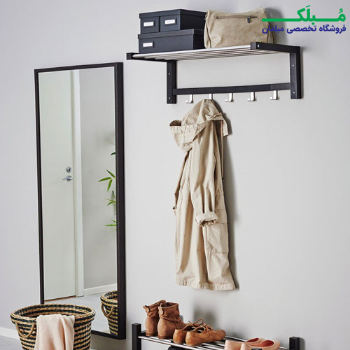 فضای ذخیره سازی جالباسی دیواری ایکیا مدل TJUSIG