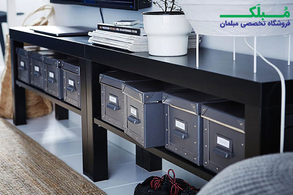 میز تلویزیون کمجا ایکیا مدل LACK رنگ مشکی