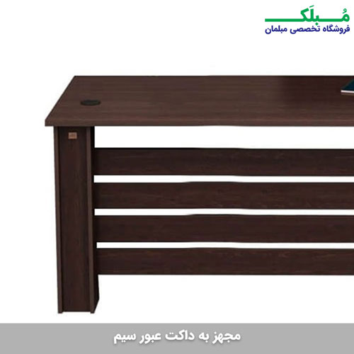 میز لی یو مدل لنا MTA دارای داکت عبور سیم