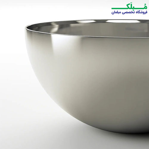 کیفیت ساخت کاسه استیل متوسط ایکیا مدل BLANDA BLANK