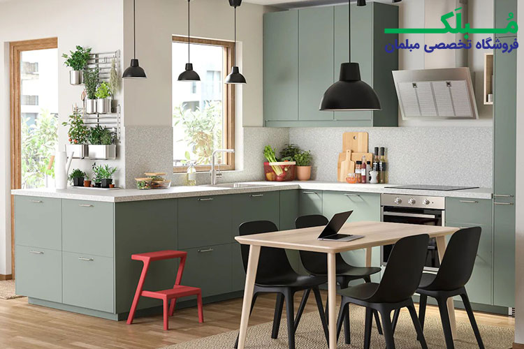 آشپزخانه دوست داشتنی سبز
